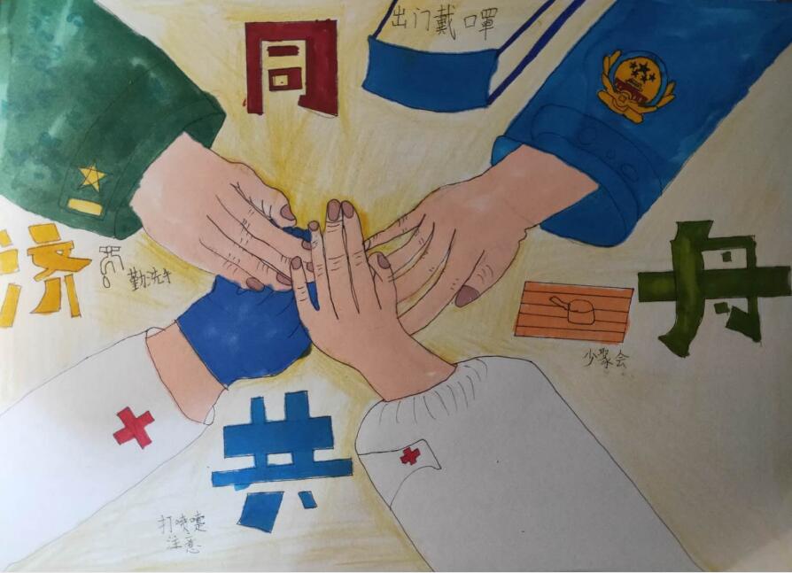 “疫情當(dāng)前，孩子們有‘畫’說”作品展播（三十八）