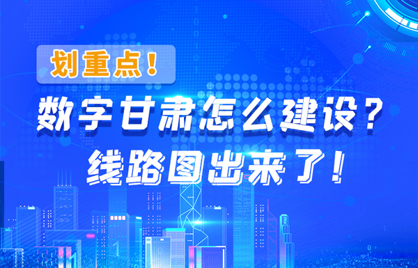 圖解|劃重點！數(shù)字甘肅怎么建設(shè)？線路圖出來了！
