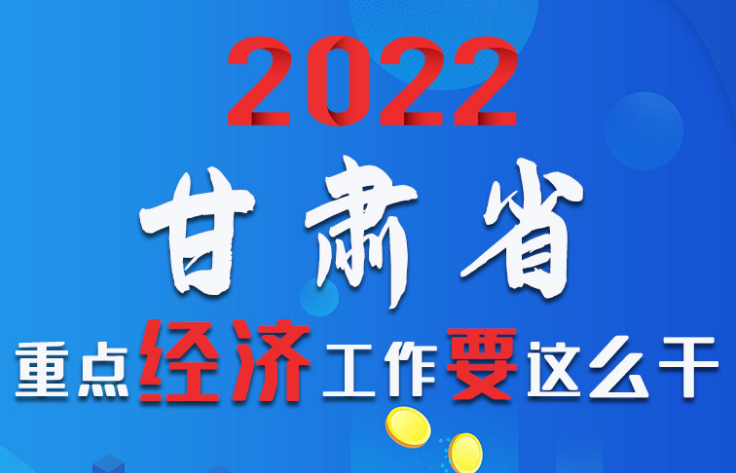 【甘快看·圖解】速覽！2022甘肅省重點(diǎn)經(jīng)濟(jì)工作要這么干！