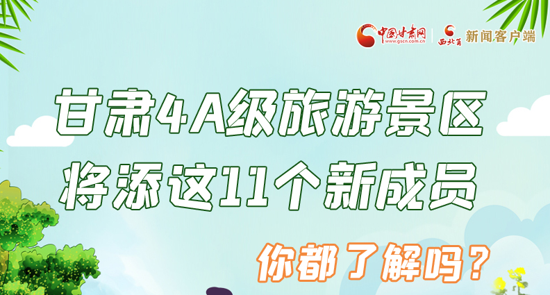圖解|甘肅4A級(jí)旅游景區(qū)將添這11個(gè)新成員 你都了解嗎？