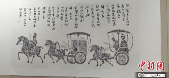 圖為傳拓作品?！〈蘖?攝
