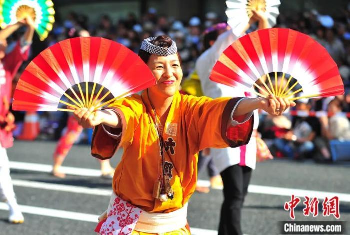 日本仙臺(tái)七夕祭。孫冉 攝