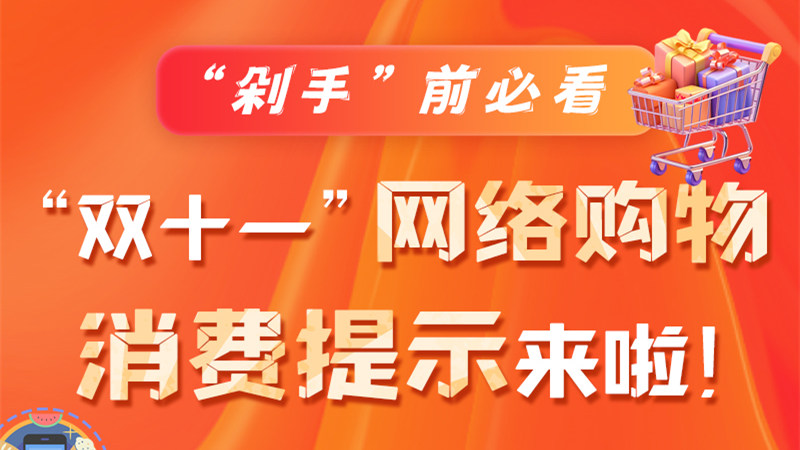 圖解|“剁手”前必看 “雙十一” 網(wǎng)絡(luò)購物消費(fèi)提示來啦！