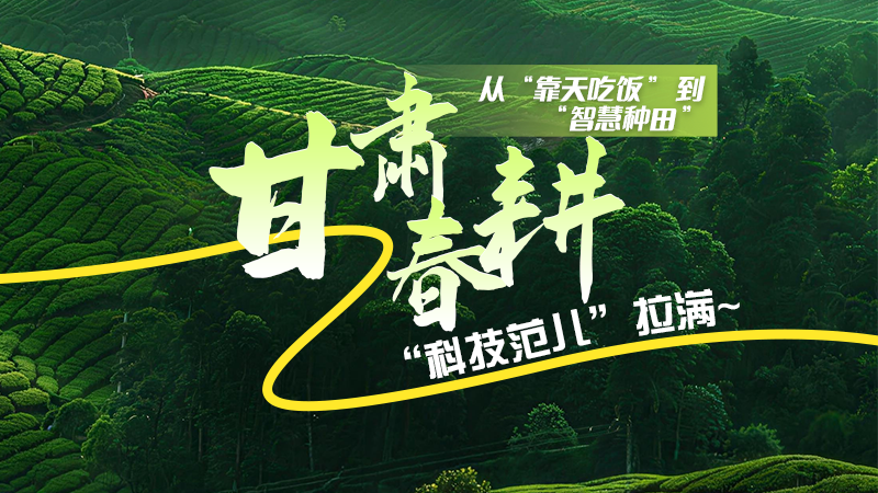 長圖|從“靠天吃飯”到“智慧種田”，甘肅春耕“科技范兒”拉滿